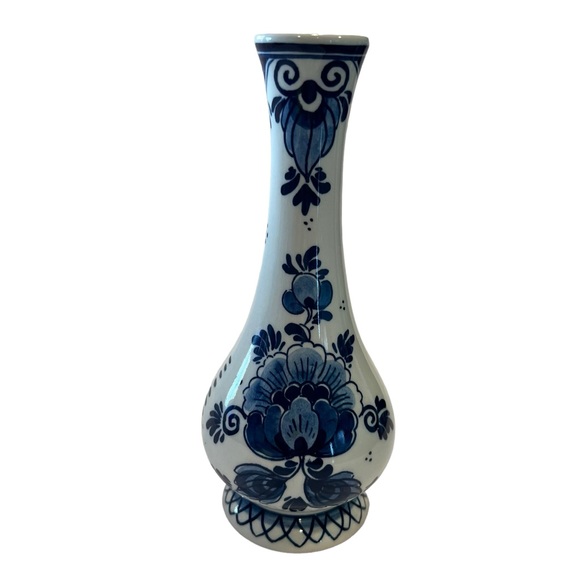 Bud Vase Royal Goedewaagen “Blue Delft” Handworked Holland - Picture 4 of 8